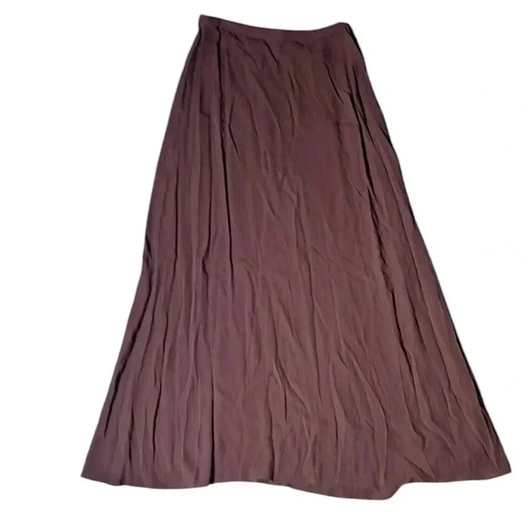Spiegel Brown Textured Maxi Skirt Size 4 - Picture 1 of 4